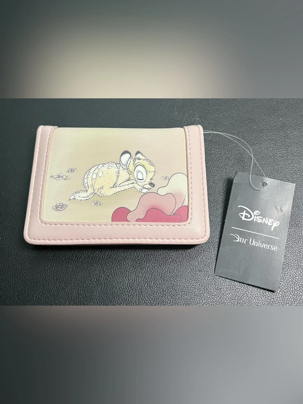 Disney Pink Bambi Foldover Card Wallet